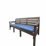 Riviera 3-Seater Sofa without Samba Cushions gris{ باج }