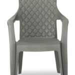 Al-Jawahir Rattan Side Chair – Samba{Gray غريج }